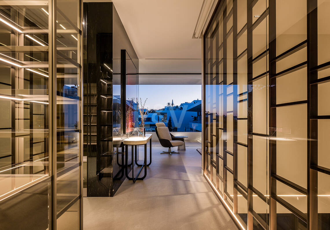 Villas contemporaines sophistiquées sur le mille d'or