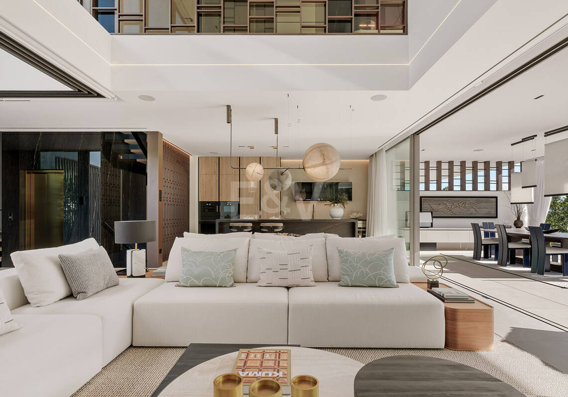 Villas contemporaines sophistiquées sur le mille d'or