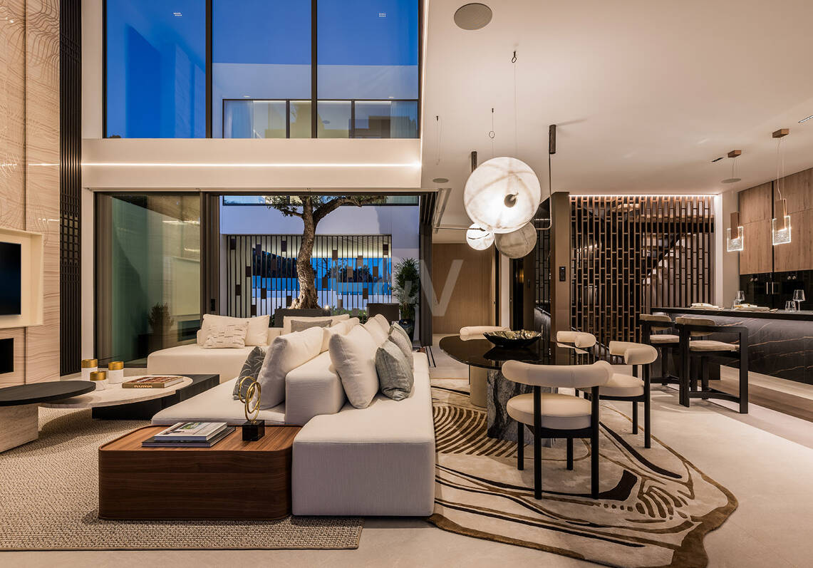 Villas contemporaines sophistiquées sur le mille d'or