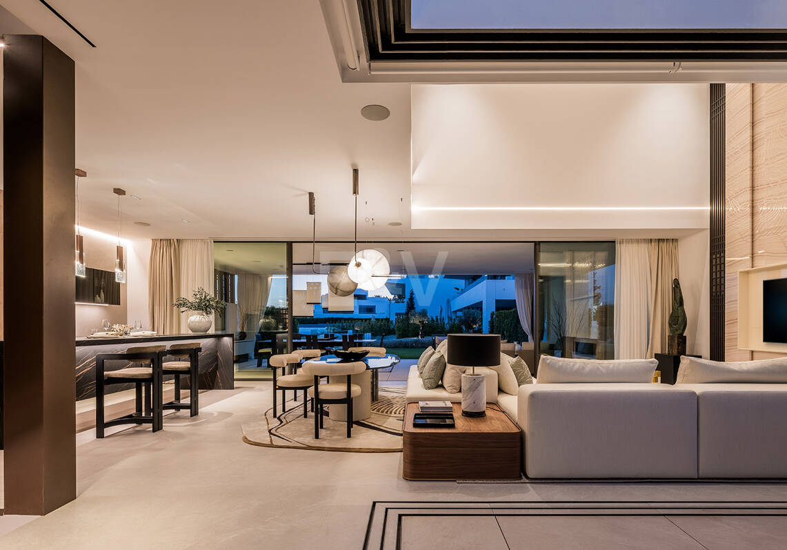 Villas contemporaines sophistiquées sur le mille d'or