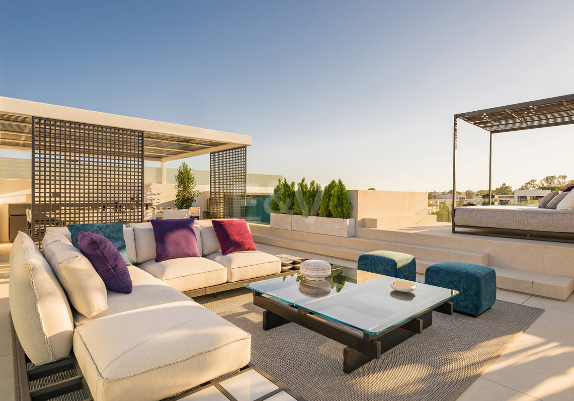 Villas contemporaines sophistiquées sur le mille d'or