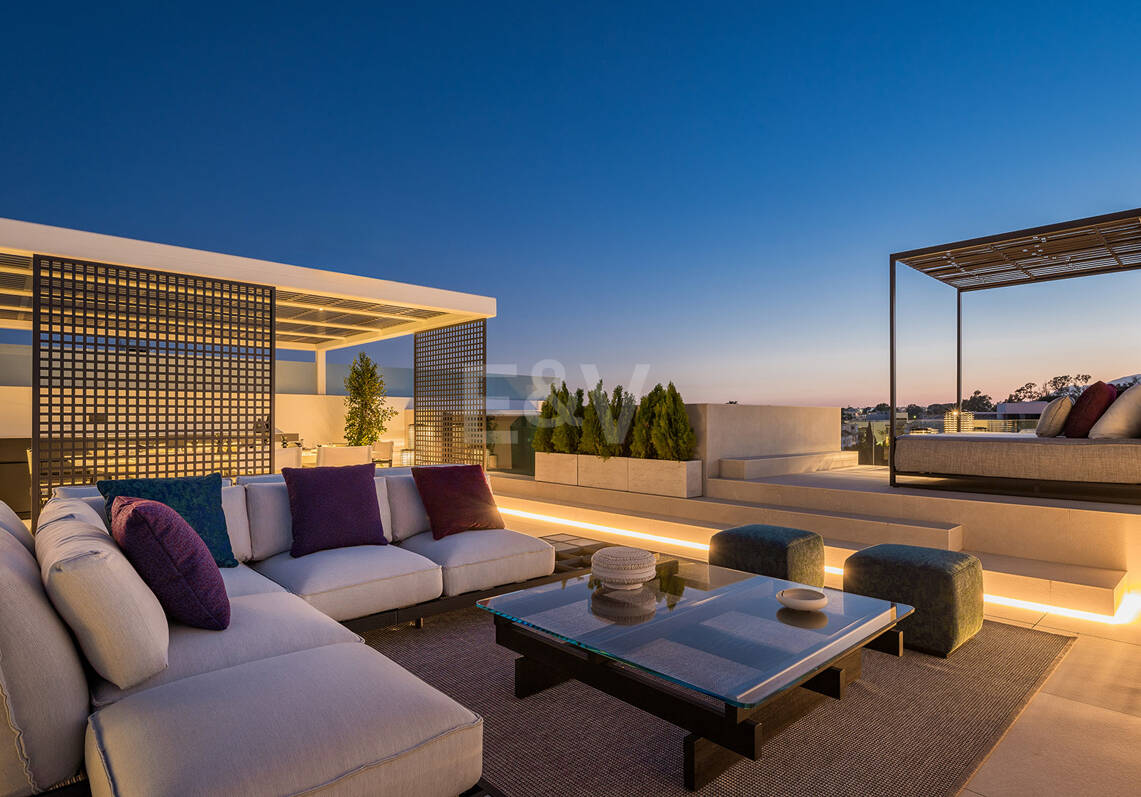 Villas contemporaines sophistiquées sur le mille d'or