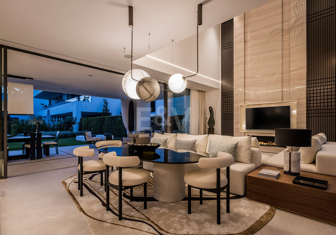 Villas contemporaines sophistiquées sur le mille d'or