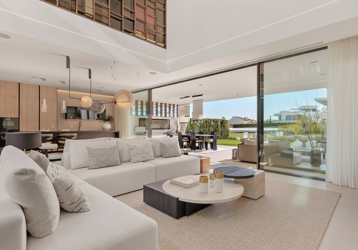 Villas contemporaines sophistiquées sur le mille d'or