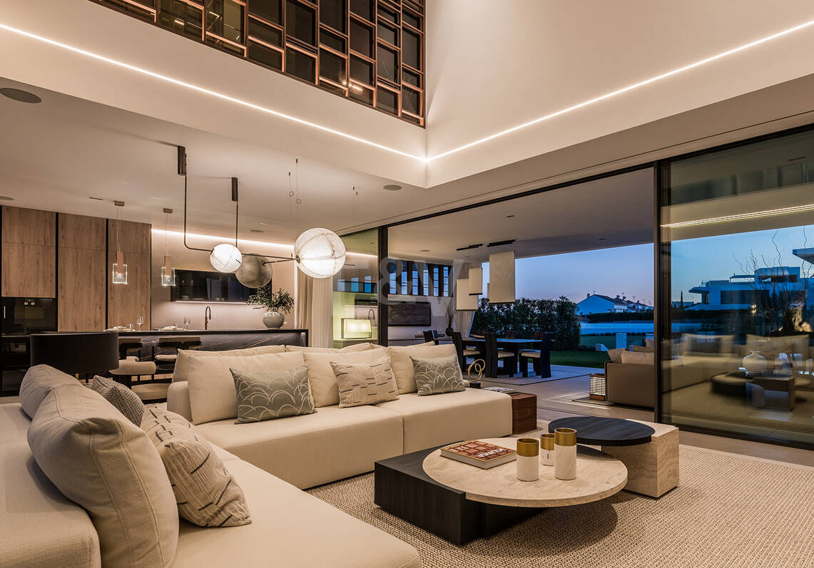 Villas contemporaines sophistiquées sur le mille d'or
