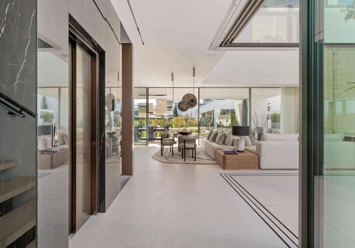 Villas contemporaines sophistiquées sur le mille d'or
