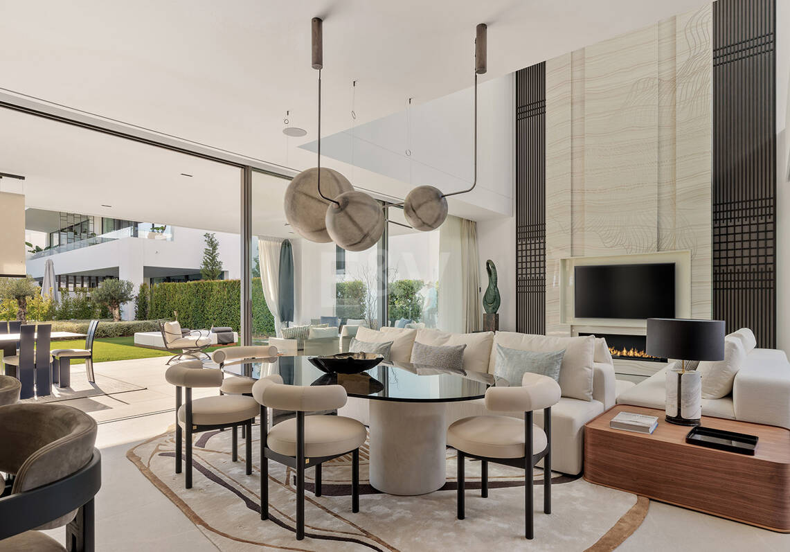 Villas contemporaines sophistiquées sur le mille d'or