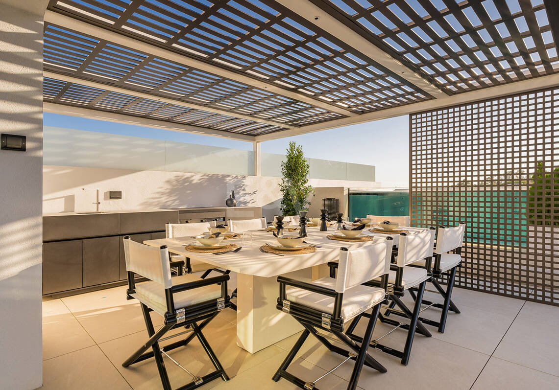 Villas contemporaines sophistiquées sur le mille d'or