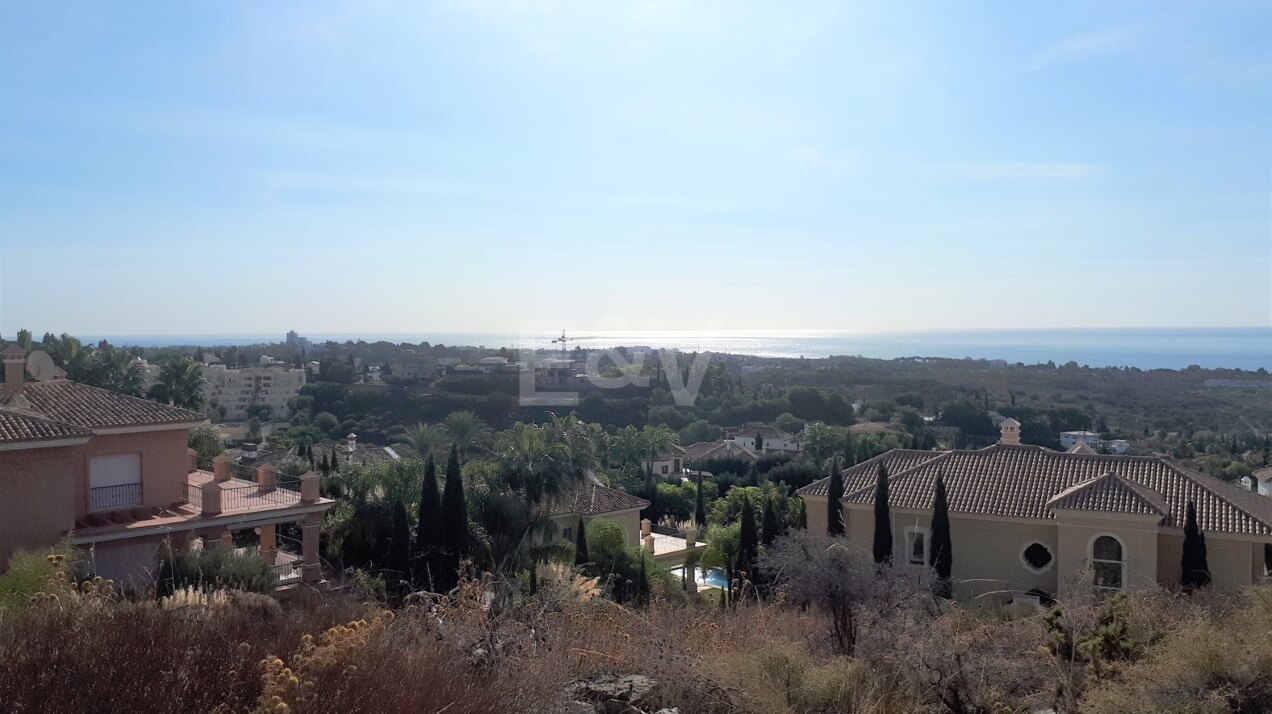 Great Plot in Los Flamingos Golf with panoramic sea views