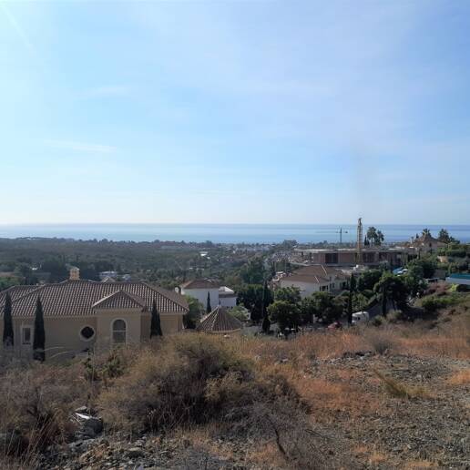 Gran terreno en Los Flamingos Golf con vistas panorámicas al mar