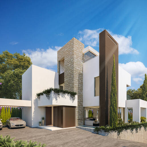 Exquisite Villa mit Ausblick in La Fuente an der Goldenen Meile