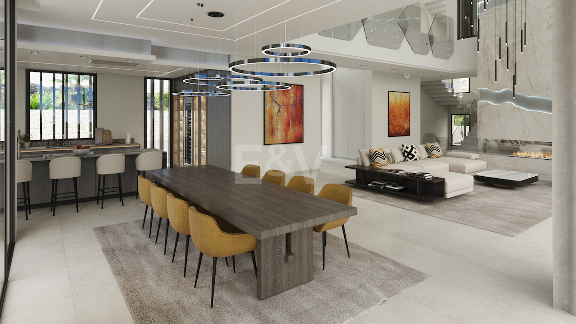 Excepcional villa contemporánea de diseño en Nagüeles