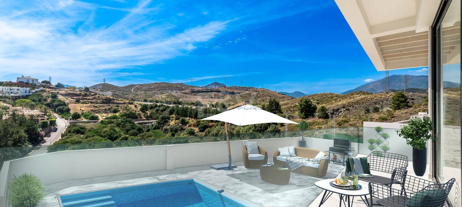 Modern La Alqueria Luxury Villa med enastående Panoramic Utsikt