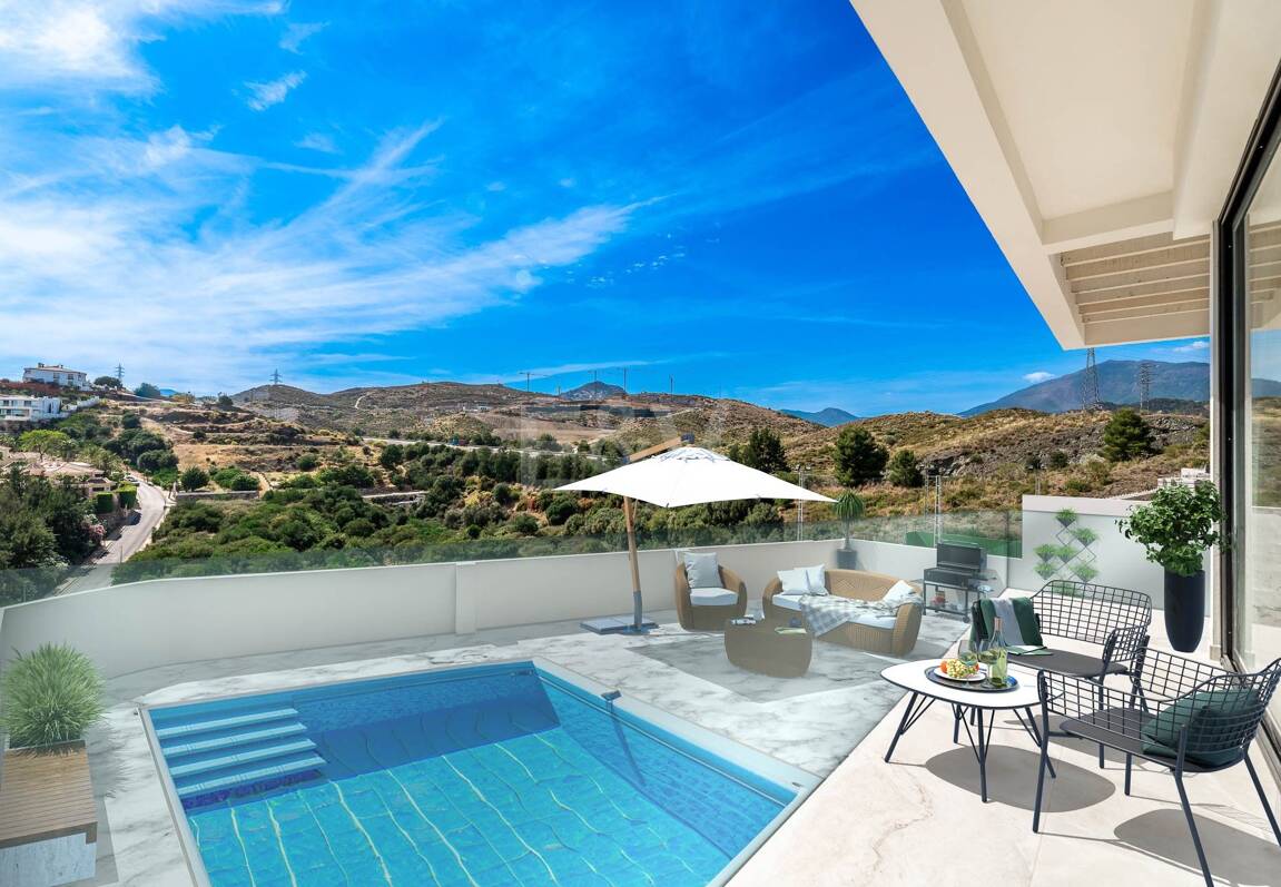Nowoczesne La Alqueria Luksusowa Willa z wybitnym panoramem Widok