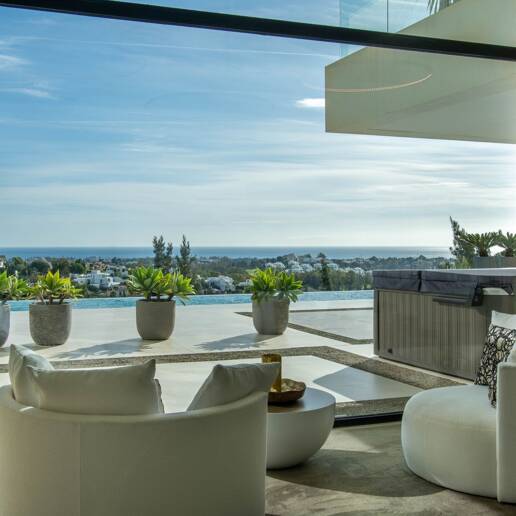 Frontline Golf Villa i La Alqueria med panoramautsikt