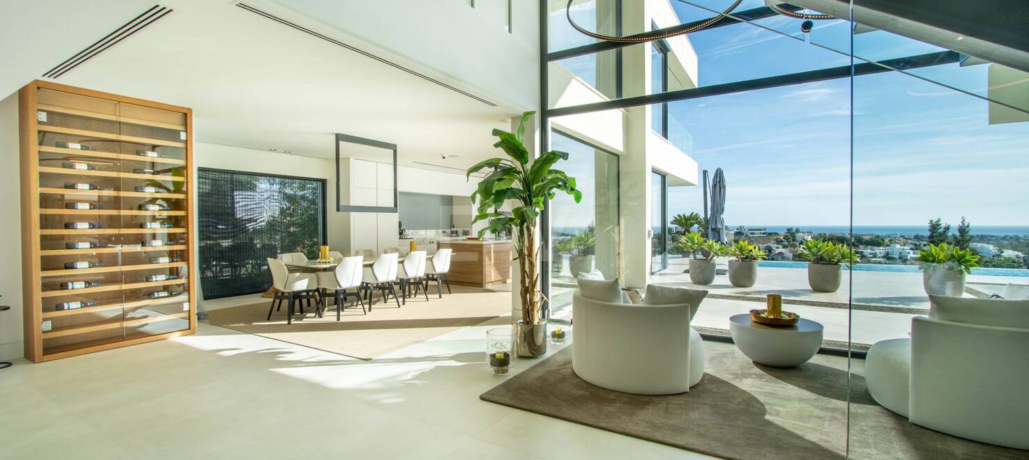 Frontline Golf Villa i La Alqueria med panoramautsikt