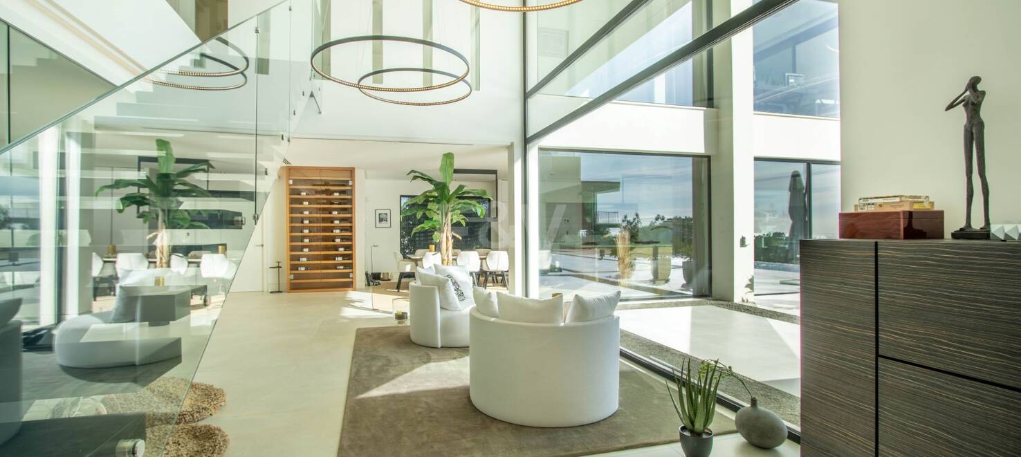 Frontline Golf Villa i La Alqueria med panoramautsikt