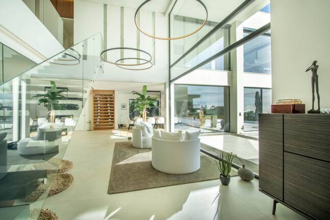 Stunning Frontline Golf Villa in La Alqueria with Panoramic Sea Views