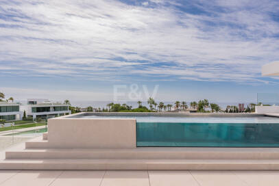 Sophisticated Contemporary Villa on the Golden Mile Steps from the Beach