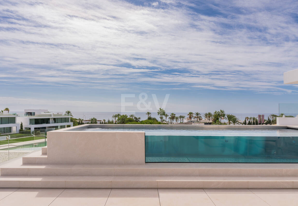 Sophisticated Contemporary Villa on the Golden Mile Steps from the Beach