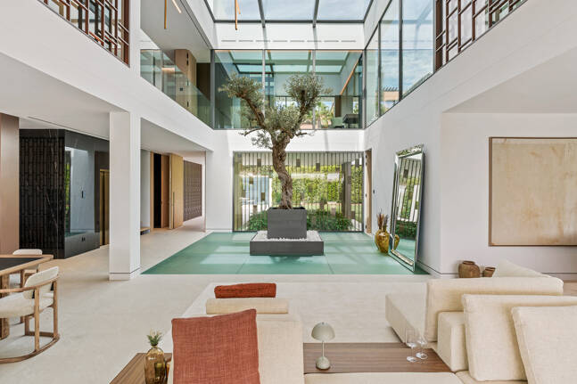 Sophisticated Contemporary Villa on the Golden Mile Steps from the Beach