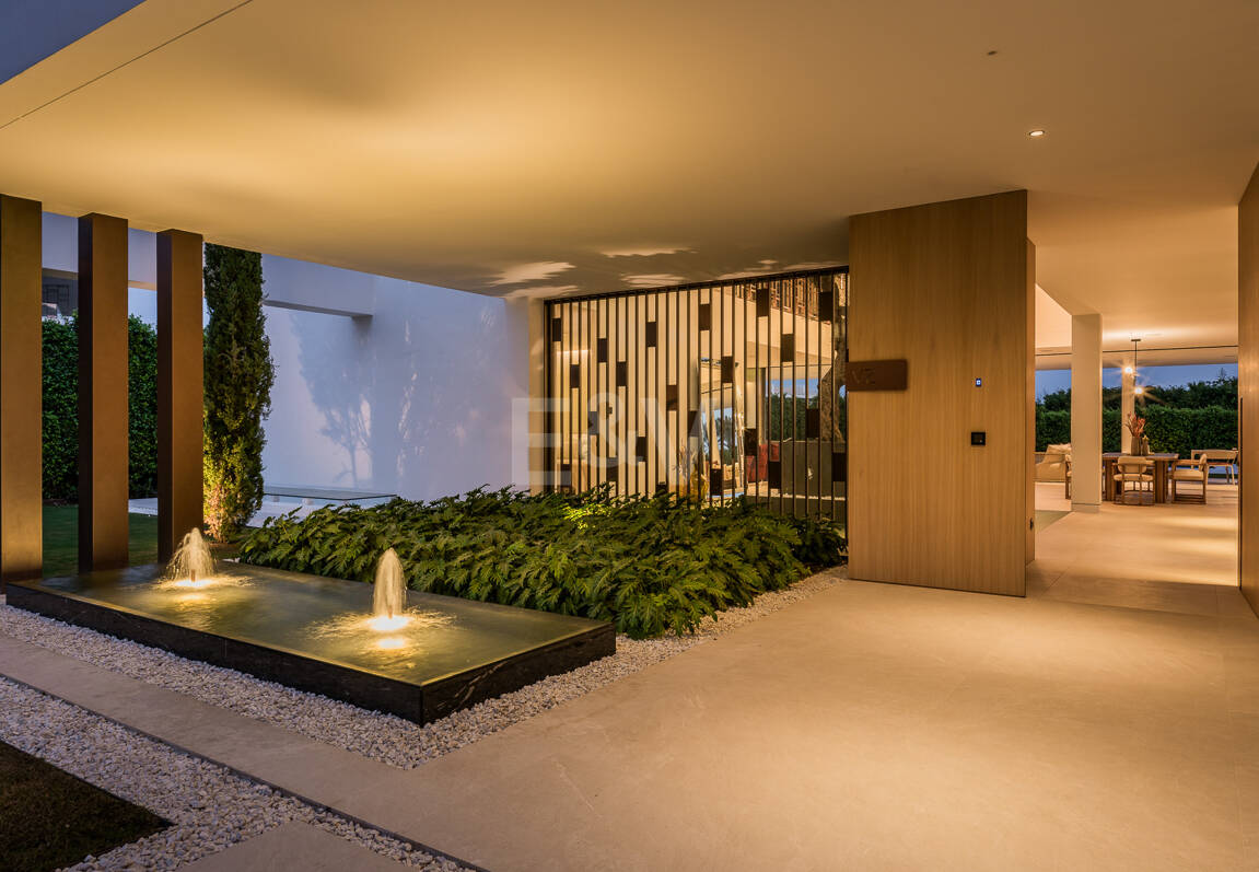 Sophisticated Contemporary Villa on the Golden Mile Steps from the Beach