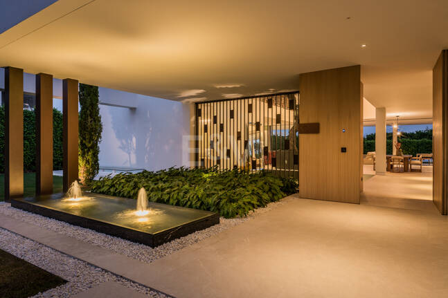 Sophisticated Contemporary Villa on the Golden Mile Steps from the Beach