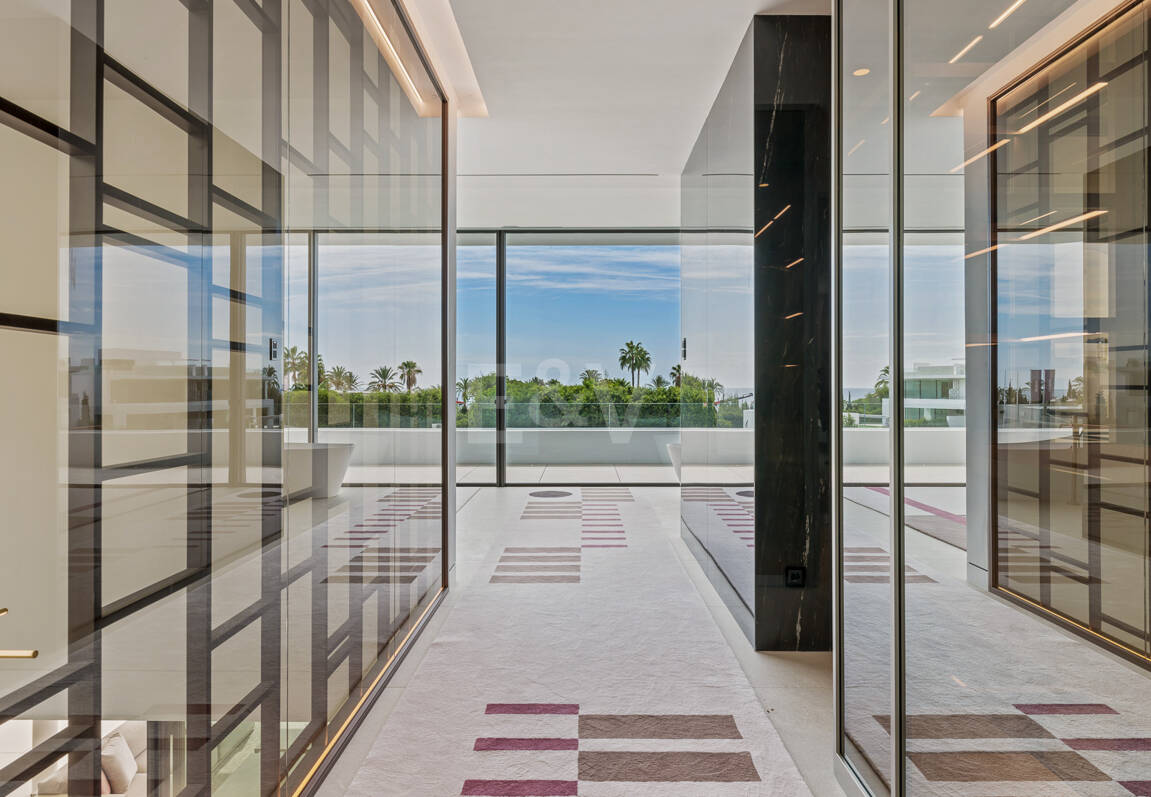 Sophisticated Contemporary Villa on the Golden Mile Steps from the Beach