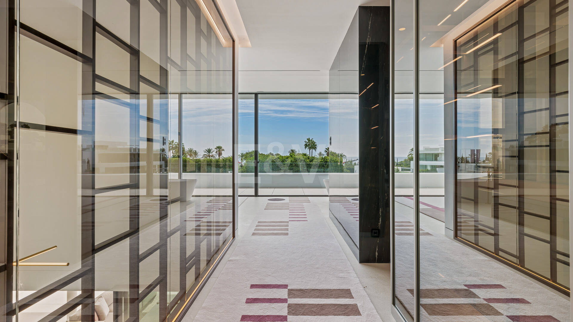 Sophisticated Contemporary Villa on the Golden Mile Steps from the Beach