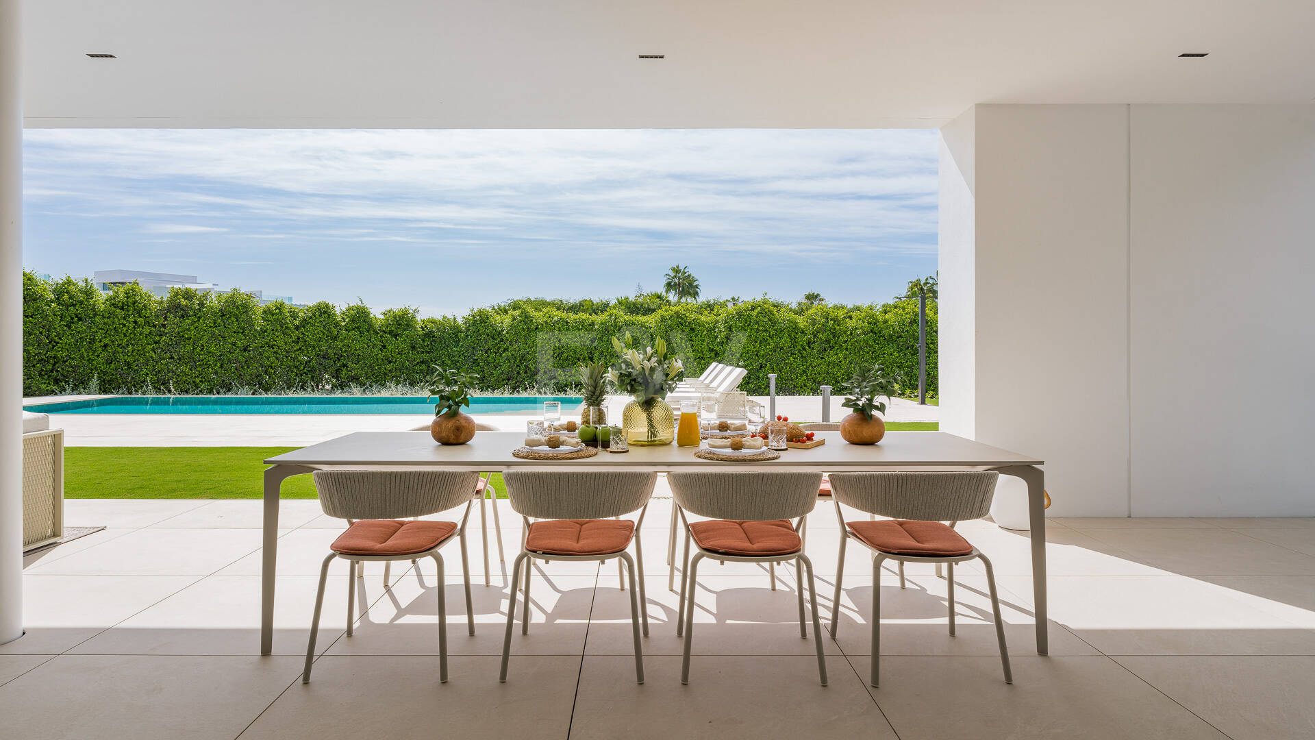 Sophisticated Contemporary Villa on the Golden Mile Steps from the Beach