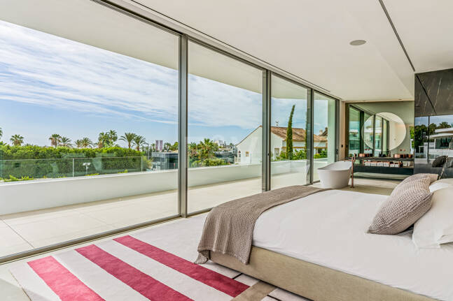 Sophisticated Contemporary Villa on the Golden Mile Steps from the Beach