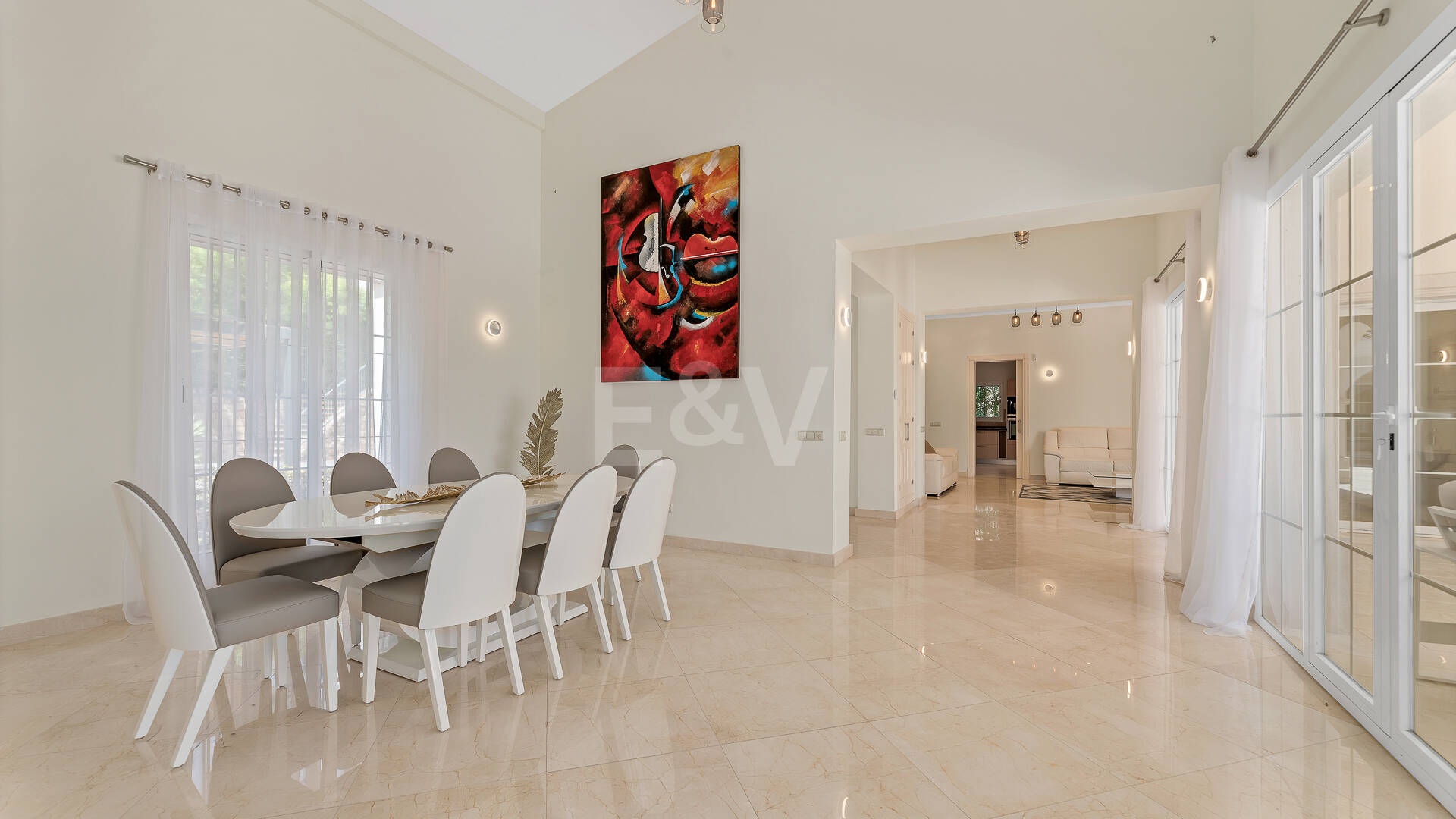 Frontline Los Arqueros Golf Villa mit spektakulärem Blick