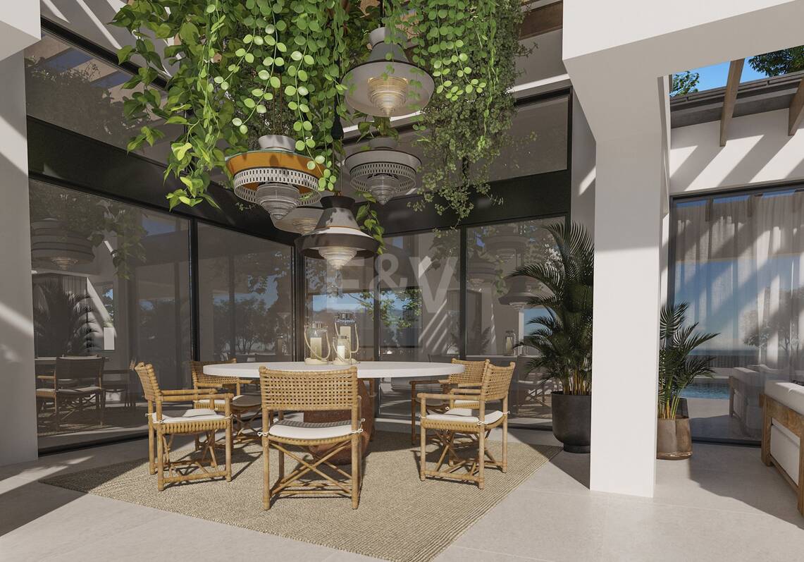 Modern luxury villa in Nueva Andalucia set in golf location