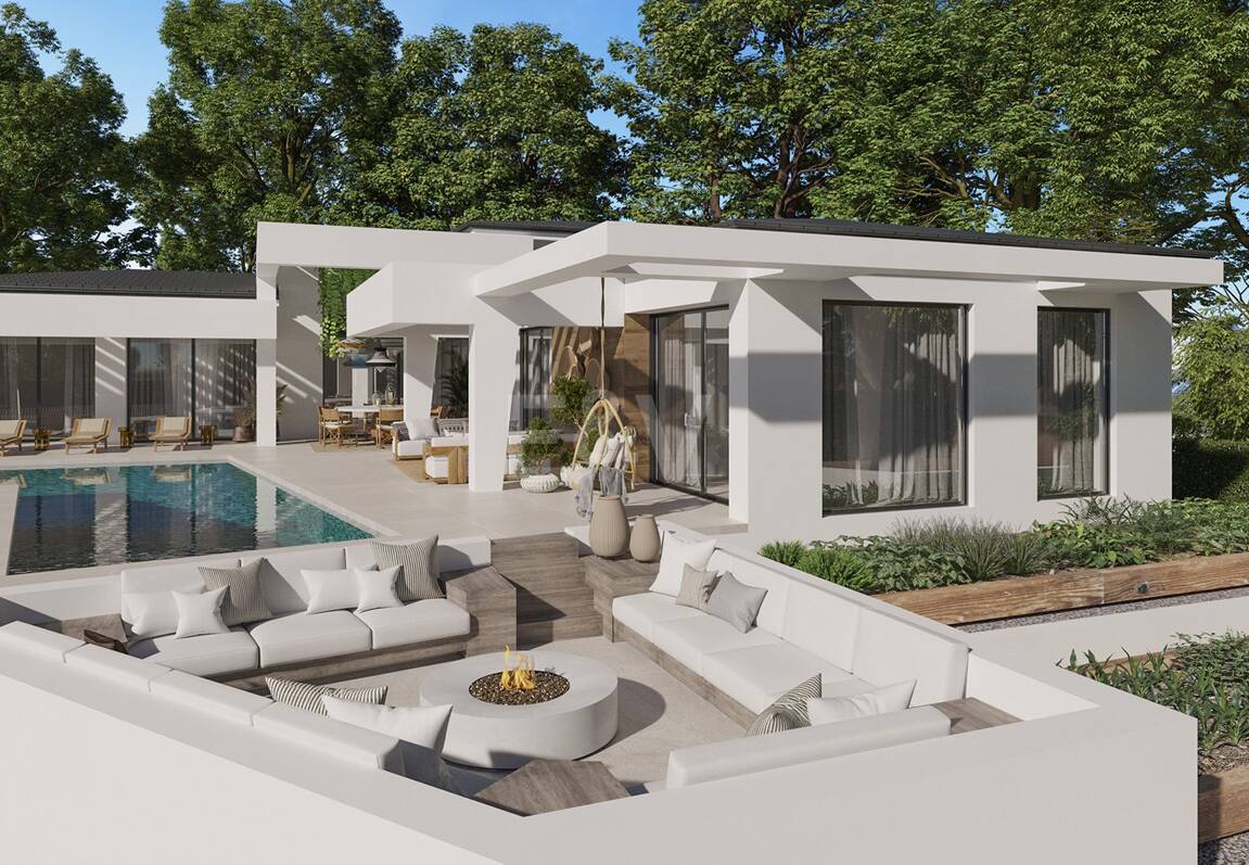 Moderne Luxusvilla in Nueva Andalucia in Golflage