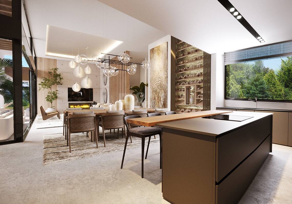 Modern luxury villa in Nueva Andalucia set in golf location