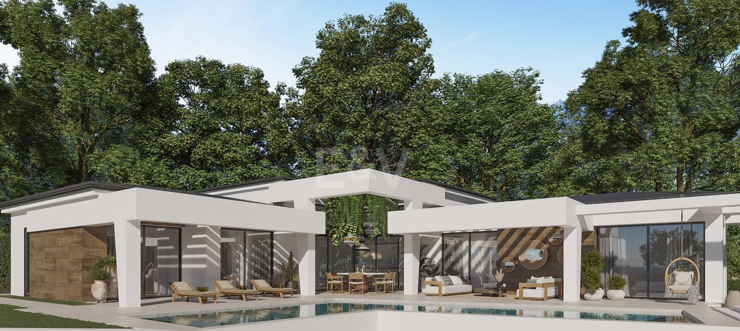Moderne Luxusvilla in Nueva Andalucia in Golflage