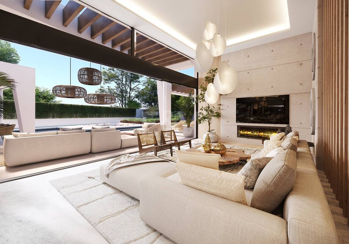 Modern luxury villa in Nueva Andalucia set in golf location