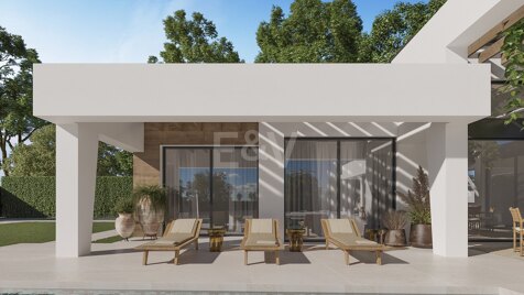 Moderna villa de lujo en Nueva Andalucia en un entorno de golf