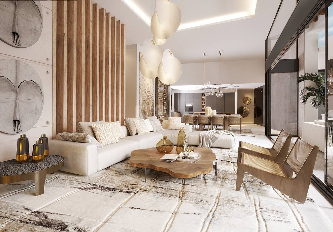 Modern luxury villa in Nueva Andalucia set in golf location