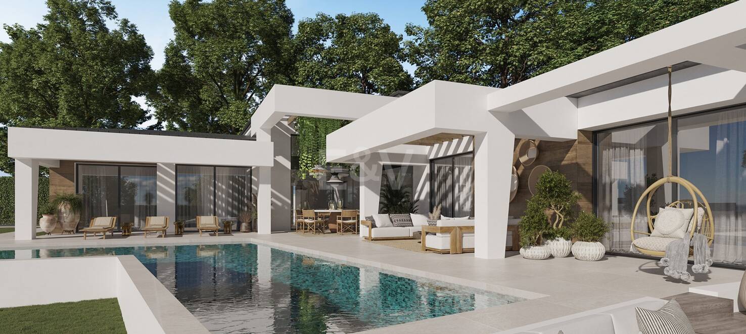 Moderne Luxusvilla in Nueva Andalucia in Golflage