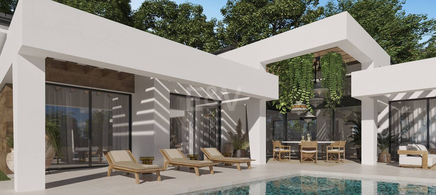 Moderne Luxusvilla in Nueva Andalucia in Golflage