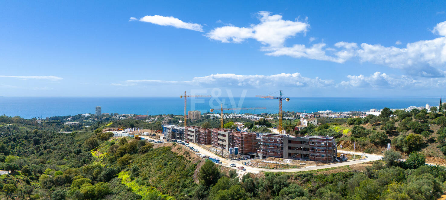 Apartment in Los Altos de Los Monteros under Construction with Amazing Views