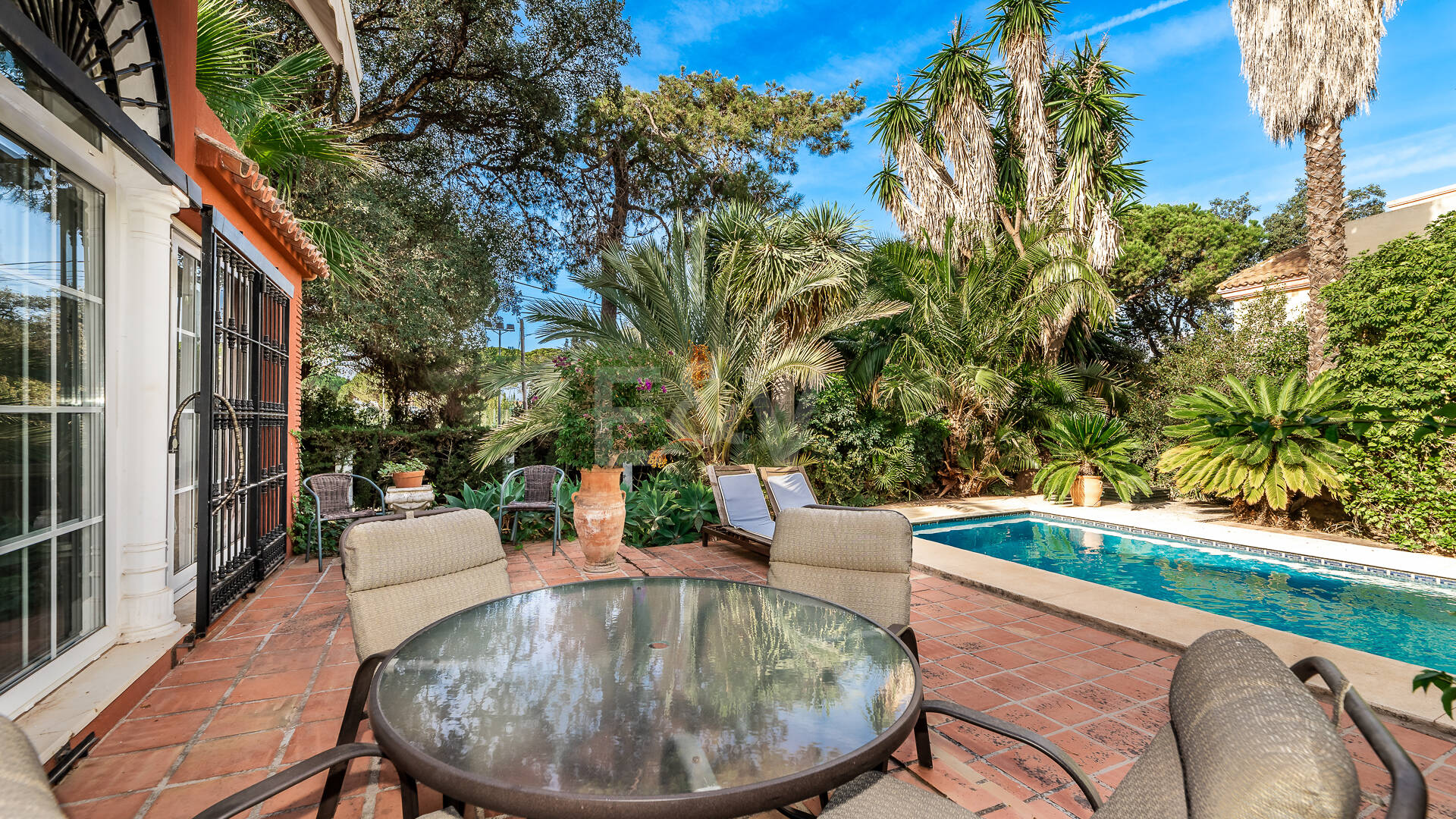 Villa de estilo andaluz en El Rosario