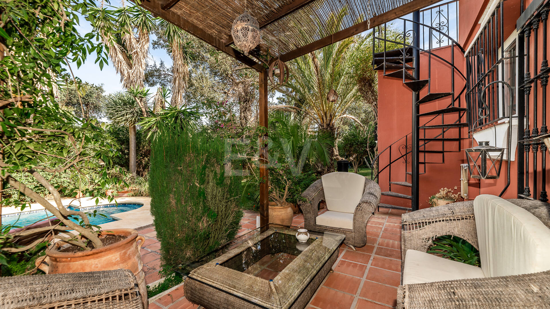 Villa de estilo andaluz en El Rosario