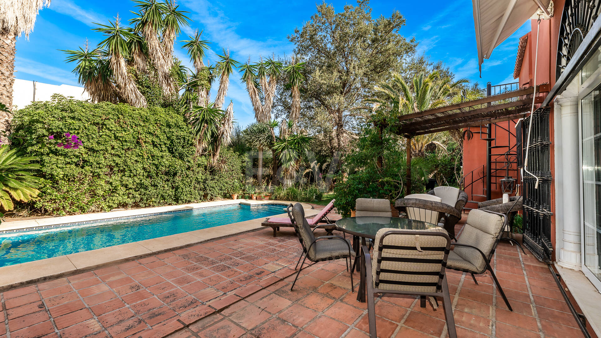 Villa de estilo andaluz en El Rosario