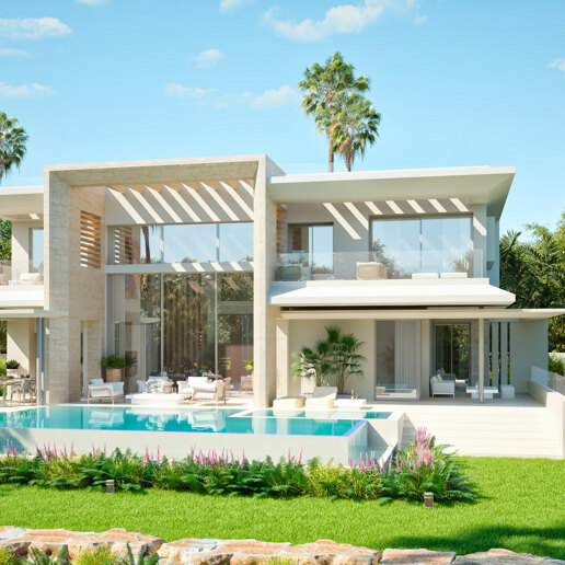 Villas de lujo exclusivas en una comunidad privada cerca de Marbella Centro