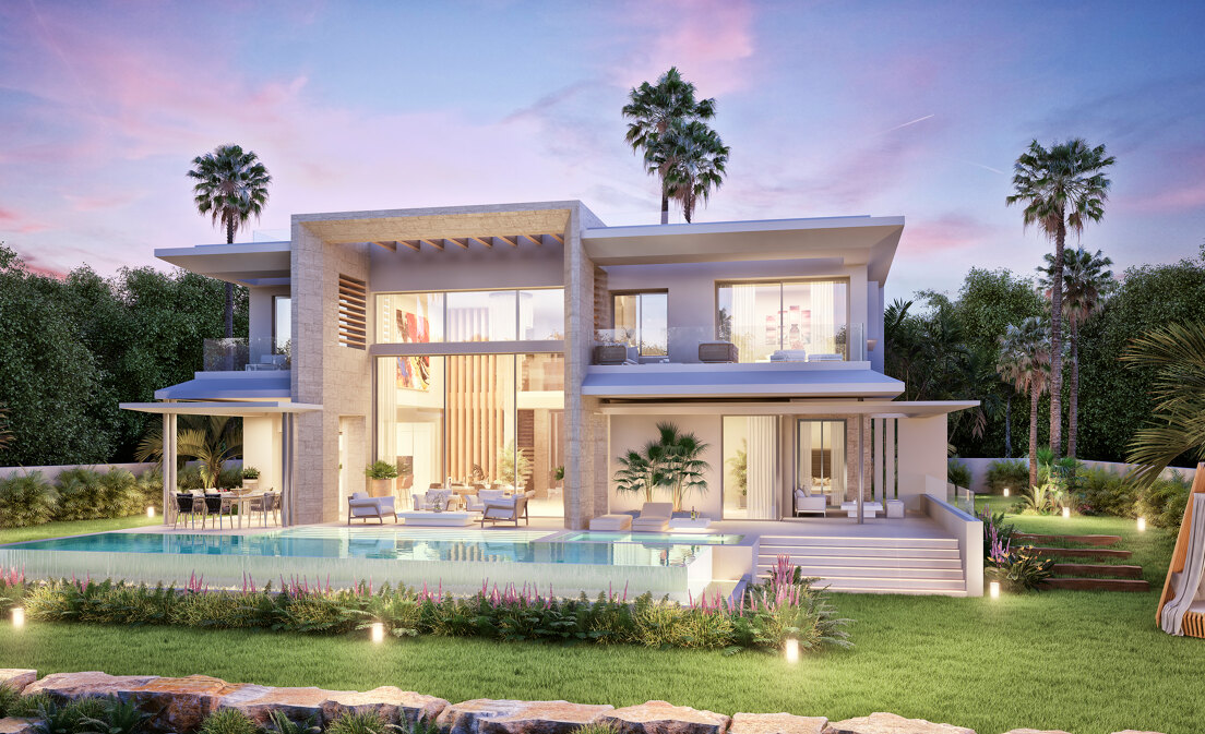 Villas de lujo exclusivas en una comunidad privada cerca de Marbella Centro