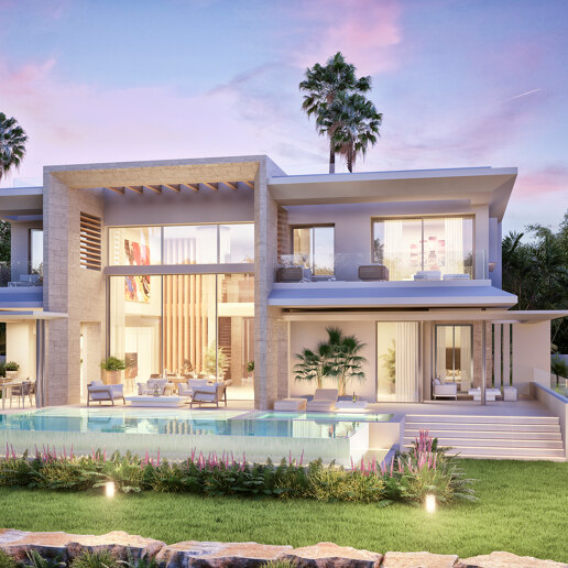 Villas de lujo exclusivas en una comunidad privada cerca de Marbella Centro