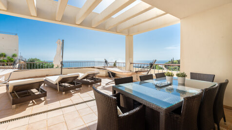 Luminous Penthouse in Los Altos de Los Monteros with Panoramic Sea Views