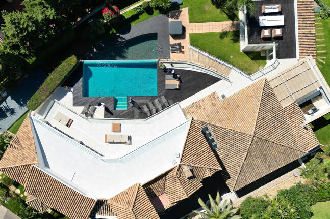 Modern Villa i Hacienda Las Chapas med havsutsikt